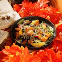 Салат с тыквой и апельсином в Feromon