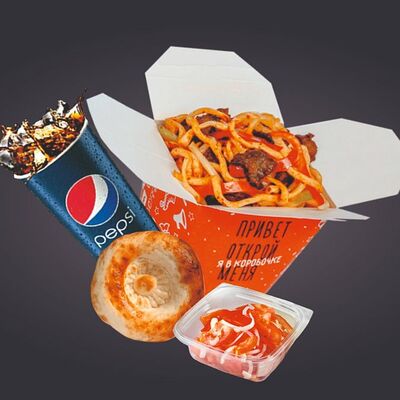 Комбо Цомян в #ПЛОВ_ВКОРОБОЧКЕ по цене 3790 ₸