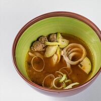 Морской суп с фрикадельками в Kitchen lab