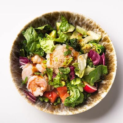 Поке с креветками и миксом трав в Союз по цене 584 ₽