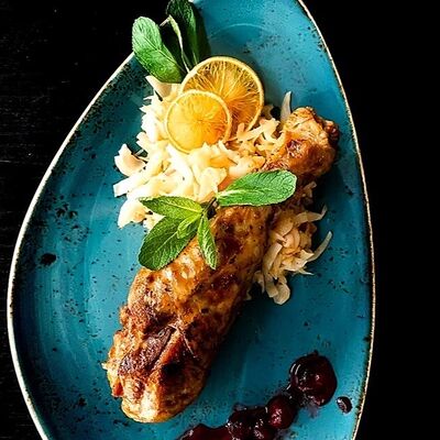 Голень индейки подкопчённая на фруктовых опилках в Чо? Капчо! по цене 680