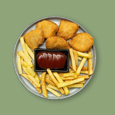 Наггетсы с картофелем фри в Додома по цене 520 ₽