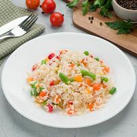 Рис с овощами в Здоровая еда