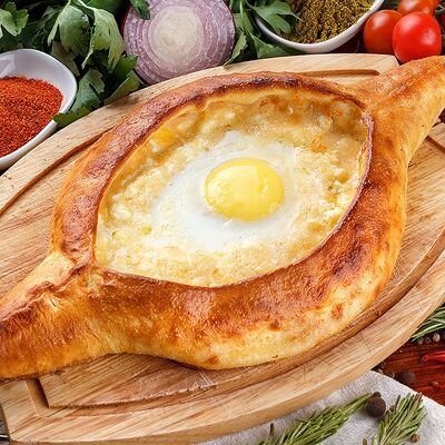 Хачапури по-аджарски в ШашлыкЪ №1 Top Grill по цене 480 ₽
