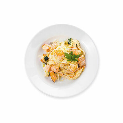 Тальятелле С лососем в Алло! Пицца по цене 535