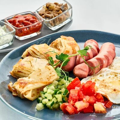 Мясной комбо-завтрак в Гуленьки на Комсомольском по цене 639