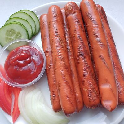 Сосиски гриль бокс и соус в GRILL & SUSHIMASTER - ГРИЛЬ и СУШИ МАСТЕР по цене 399 ₽