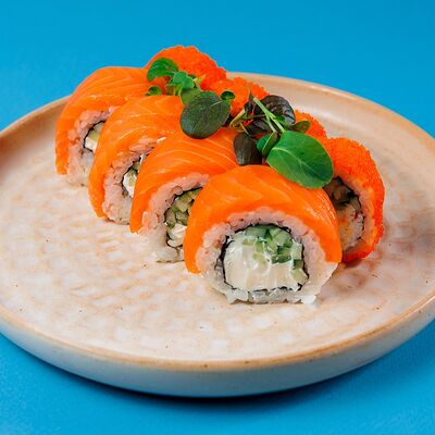 Микс Филадельфия и Калифорния в Dark Lava по цене 905 ₽