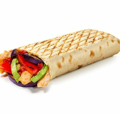 Дёнер с курицей и овощами гриль в Ростерхит по цене 355 ₽