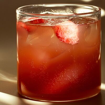 Лимонад Персик-клубника L в Runshtein Coffee по цене 350 ₽