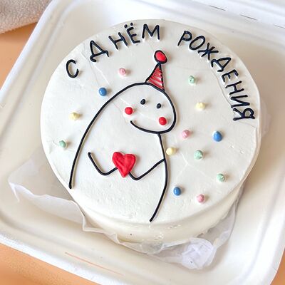 Бенто-торт С днем рождения в Vanilka по цене 1850 ₽