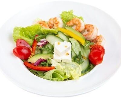 Салат Эби сарада в Суши Ё Пицца по цене 580 ₽