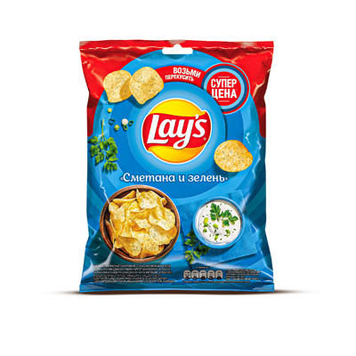 Чипсы Lay’s сметана и зелень в Бургер Кинг по цене 80 ₽