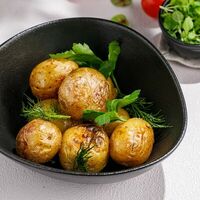 Картофель на углях в Чайхана Пахвала