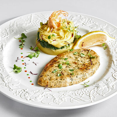 Котлета из ассорти рыб в Sabor de la Vida по цене 1980 ₽