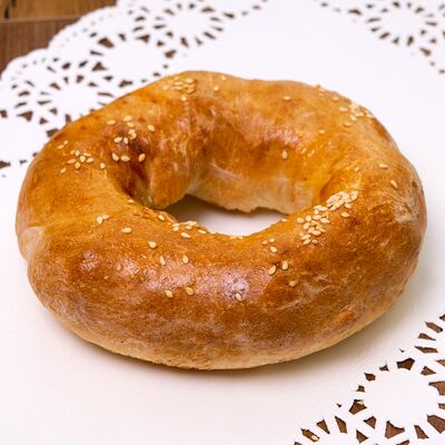 Бублик с сыром в Хлебное место №1 по цене 70 ₽