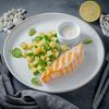 Лосось в сливочно-перечном соусе с цукини в Encore Cafe по цене 2160