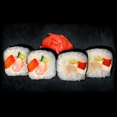 Футомаки с креветкой в Sushi & Coffee по цене 465 ₽