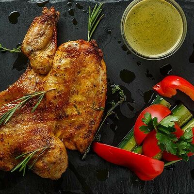 Цыпленок на гриле в Перчини на огне по цене 620