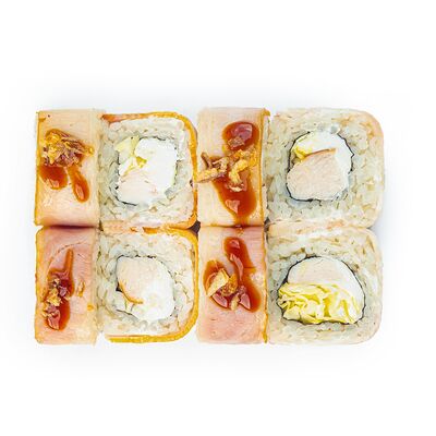 Запеченный с беконом в Sushi good по цене 432 ₽