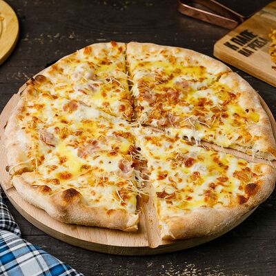 Карбонара с беконом в К папе на Pizza по цене 715 ₽