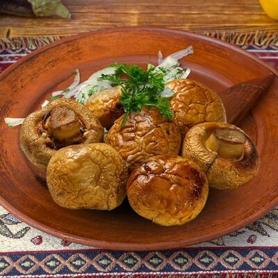 Шампиньоны на мангале в Дом вкуса по цене 385 ₽