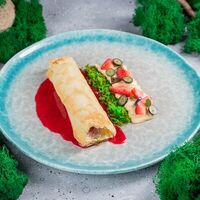 Ягодный штрудель со сливочным дипом и соусом Бузина в Нобель