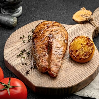 Стейк Семга Grill в Мёд и мясо по цене 900 ₽
