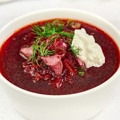 Борщ со сметаной в BAZAR по цене 119 ₽