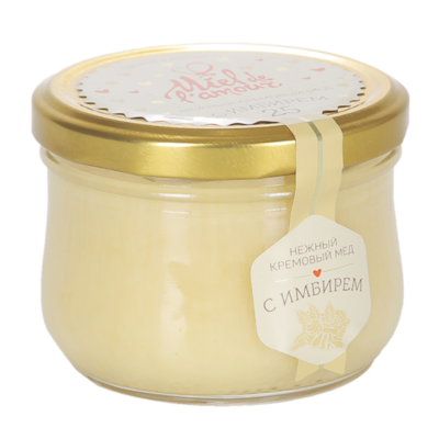 Крем-мёд Miel de lamour цветочный с имбирем в Азбука Вкуса Экспресс Меню по цене 345 ₽