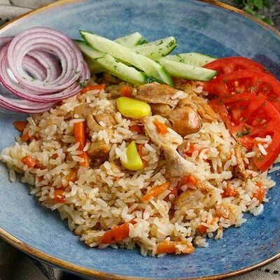 Плов по-бухарски в Баклажан в ТЦ 