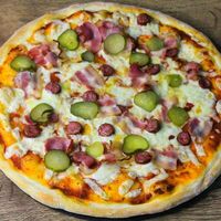 Пицца Бавария средняя тонком тесте 30см в KINZA