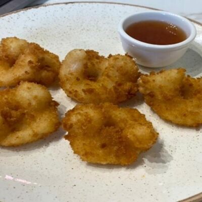 Тигровые креветки в панировке с соусом Свит Чили в Kitchen по цене 560