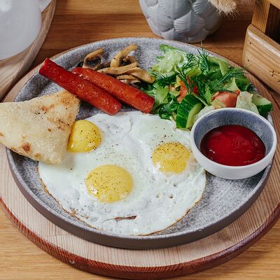 Д* Завтрак чемпиона в ЭлеКафе по цене 510 ₽