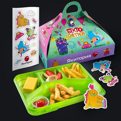 Бенто со стрипсами и подарок в Якитория по цене 597