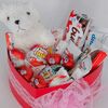 Сладкий подарок с Kinder шоколадом и мягкой игрушкойв Дарите красиво по цене 4199