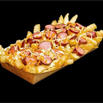 Фришка с охотничьими колбасками в Царь Картошка по цене 379 ₽