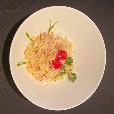 Паста с семгой в Бакинский Chef по цене 625 ₽
