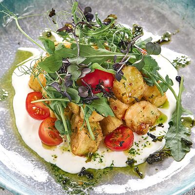 Баклажаны со страчателлой в Meet.Point по цене 460 ₽