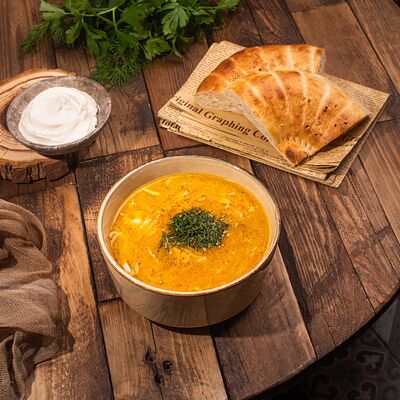 Куриный суп в Домашний очаг по цене 260 ₽