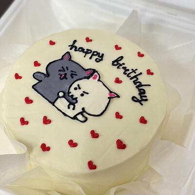 Бенто-торт Happy birthday (котики) в Сладкое бюро по цене 1850 ₽