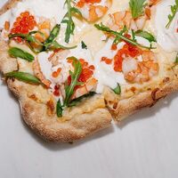 Пицца Креветки и спаржа в Буратто