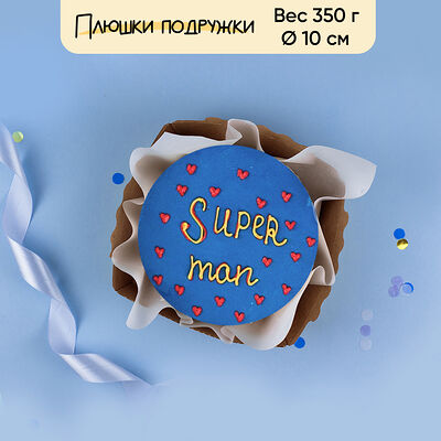 Бенто-торт Super man 350 г в Плюшки подружки по цене 1440 ₽