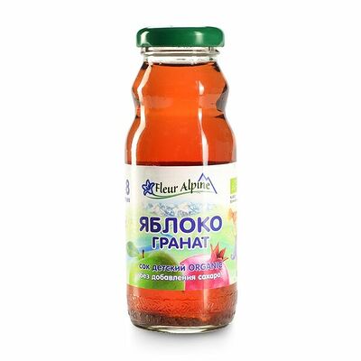 Сок Яблоко, гранат с 8 месяцев, Fleur Alpine Нидерланды в Азбука Вкуса Экспресс Меню по цене 152 ₽