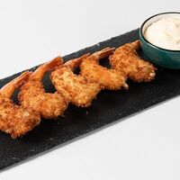 Креветки фри с соусом 5 шт в Hungry Wolf Bar