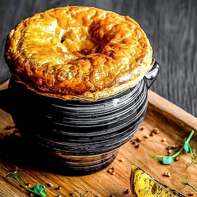 Кукурузный крем-суп с креветкой в Чо? Капчо! по цене 550