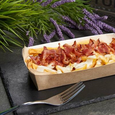 Картофель фри с беконом и соусом в Суши ням по цене 278 ₽