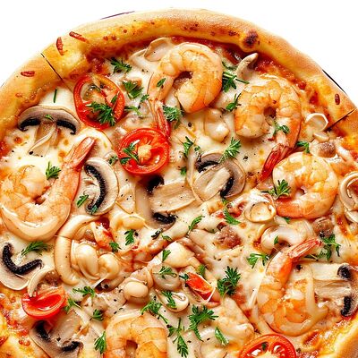 Пицца Том Ям острая в На ночь жрать по цене 1000 ₽