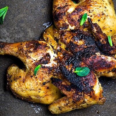 Курица на мангалев На углях по цене 1300 ₽