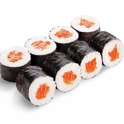 Ролик №7 с атлантическим лососем в Rolik по цене 265 ₽